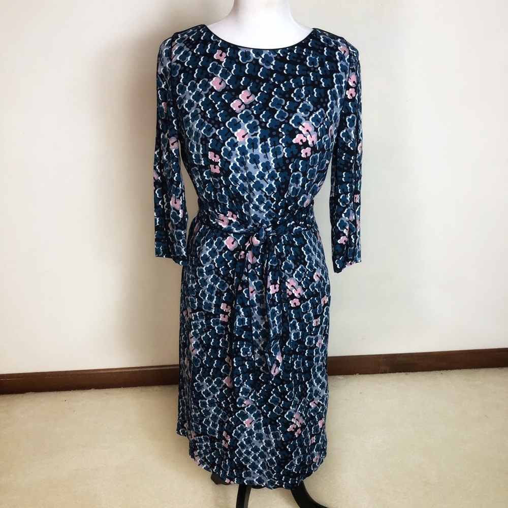 Boden long sleeve cherry blossom dress